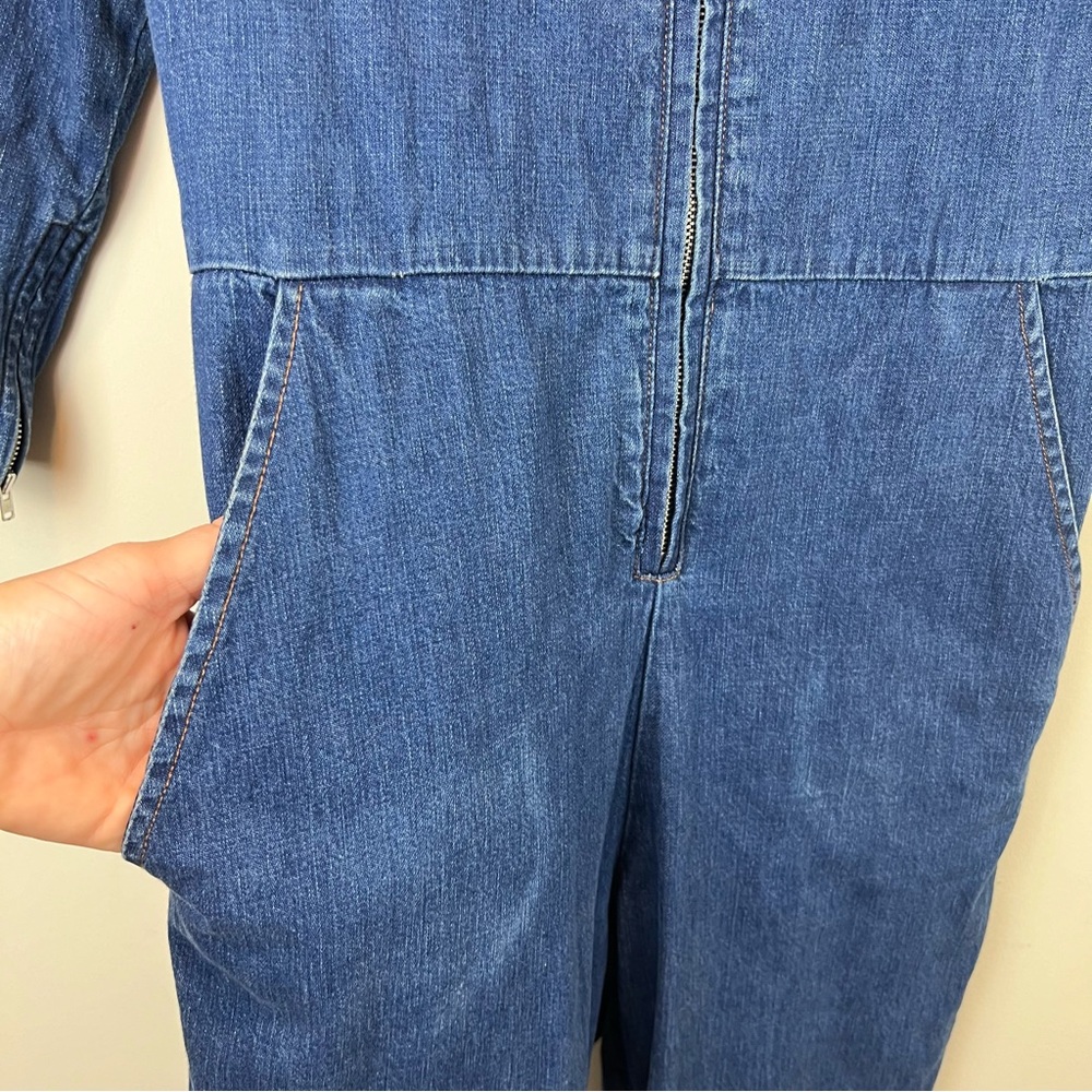 A.P.C. Combi Truck Jumpsuit in Indigo Women’s 36 FR/S US - Picture 7 of 16
